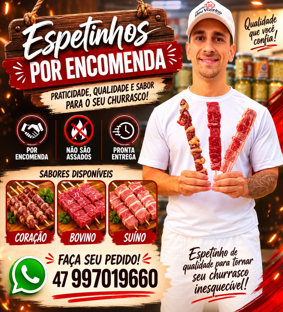 Imagem principal do classificado Espetinho por encomenda